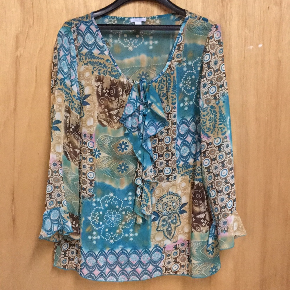 Apt 9 Sheer blouse